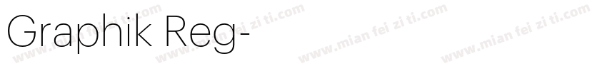 Graphik Reg字体转换